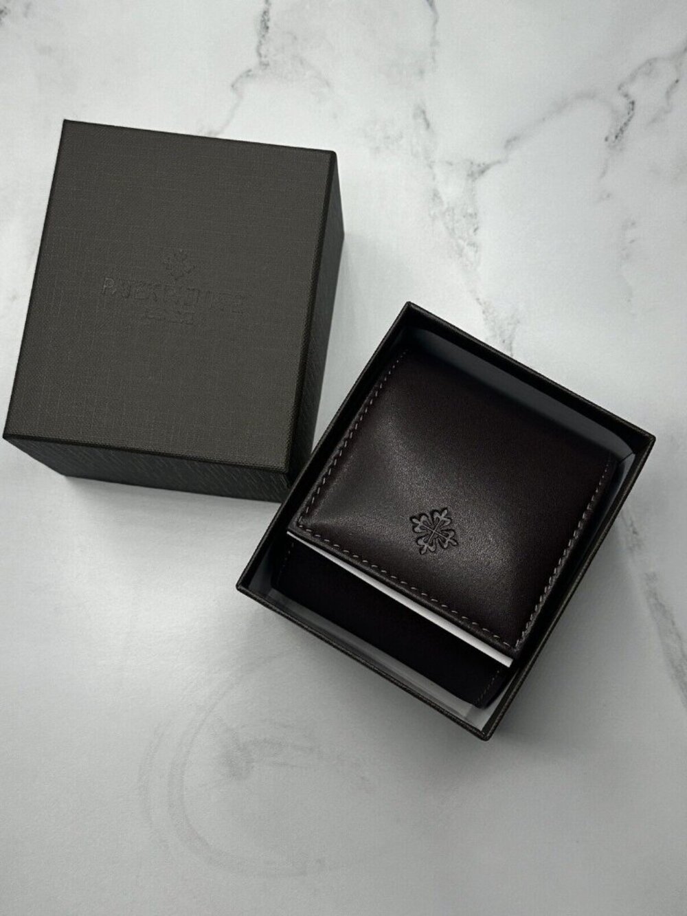 Patek Philippe Watch Case Roll Travel Brown Leather Pouch - VIP Gift!!!
